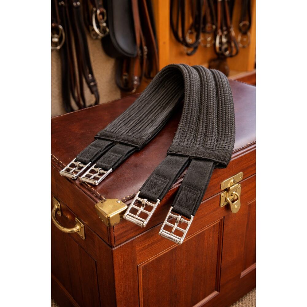 Professional Contour Dressage Girth - Black, Size 40
